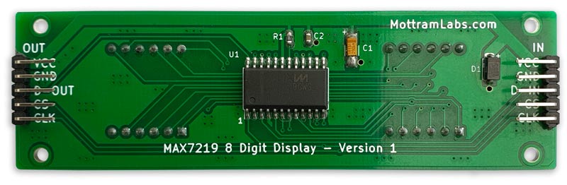 Mottram labs 7 segment display