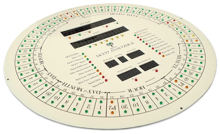 Arduino DCF77 Analyzer Clock Dial